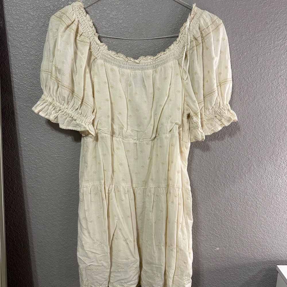 Old Navy Cream Mini Dress